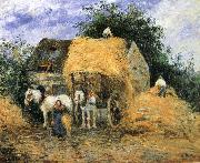 Camille Pissarro Yun-hay carriage painting